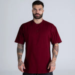 Camiseta Oversized Mith Nation Adornment Bordô