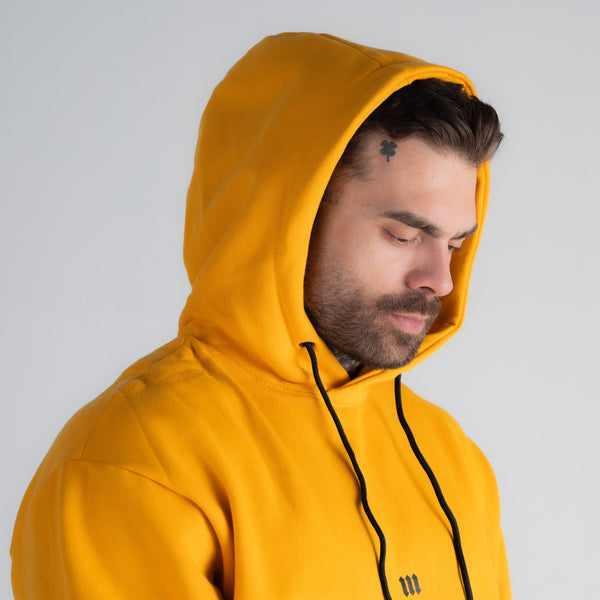 Blusa Moletom Oversized com Capuz Mith Nation Amarelo