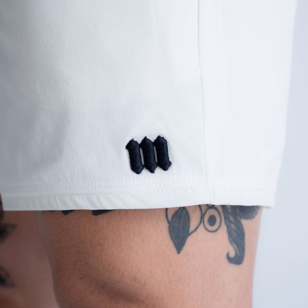 Shorts Curto de Tactel Mith Nation Off White