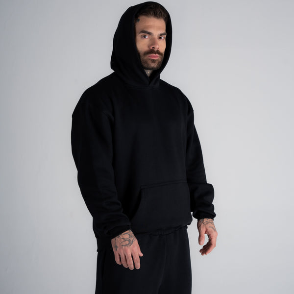 Blusa de Moletom Oversized Cloud Preto