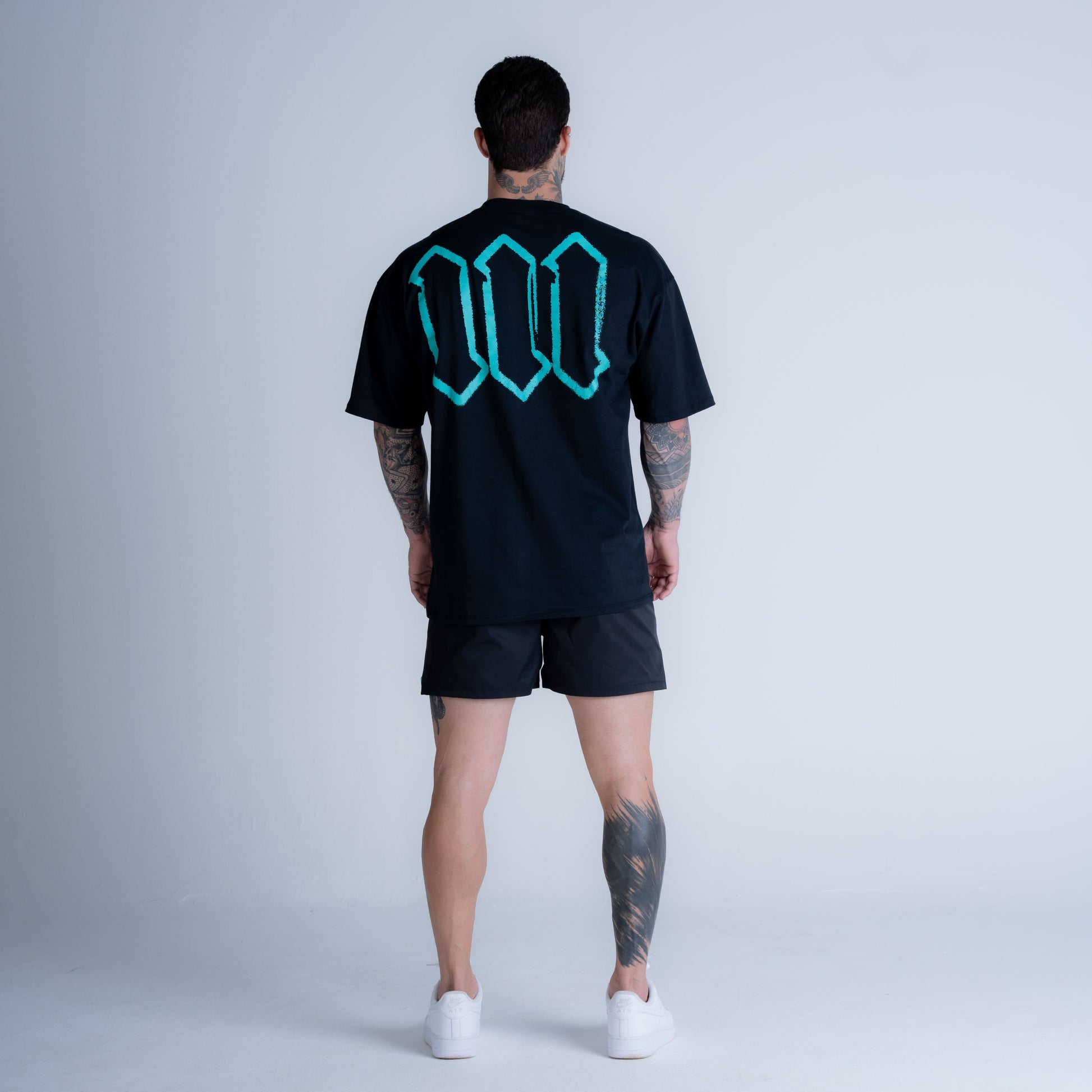 Camiseta Oversized Mith Nation Scribble Preto