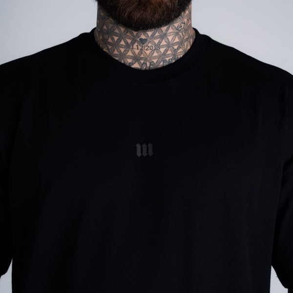 Camiseta Oversized Mith Nation Essentials Preto