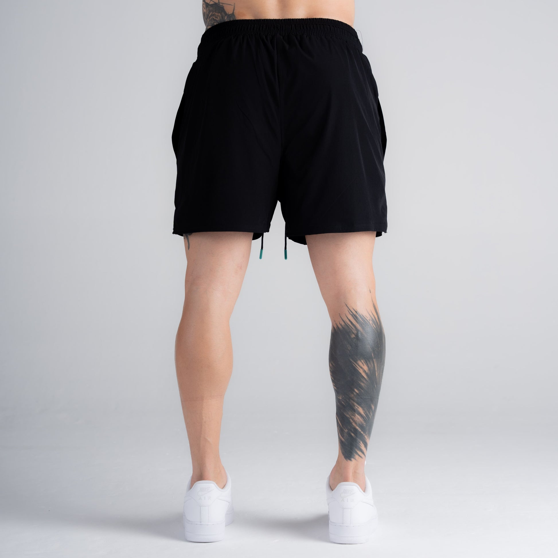 Shorts de Tactel Mith Aesthetics Preto