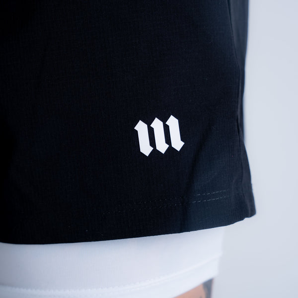 Shorts Tactel com Compressão Mith Nation Preto