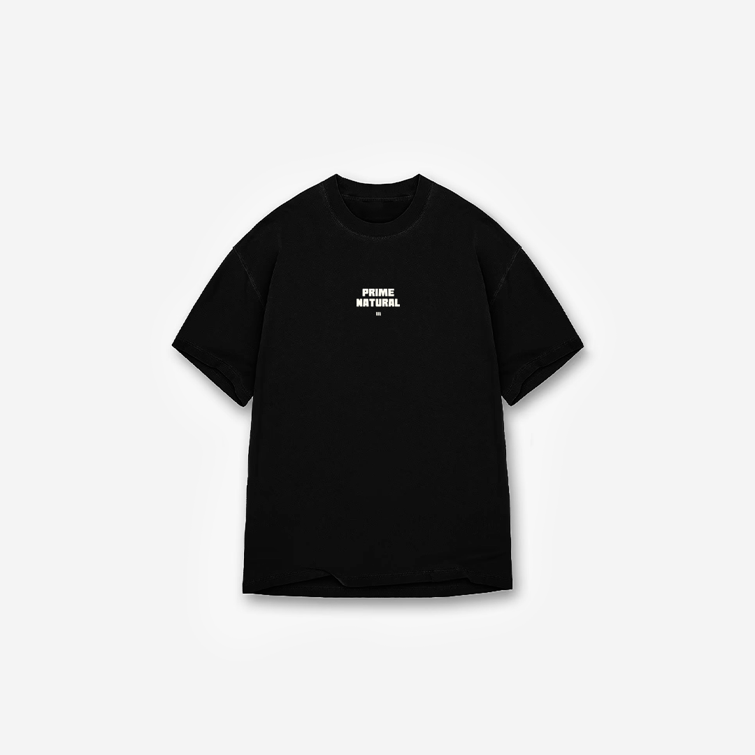 Camiseta Oversized Treino Preta Mith Prime Natural