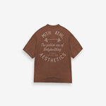 Camiseta Oversized de Treino Golden Era Marrom Athl Aesthetics