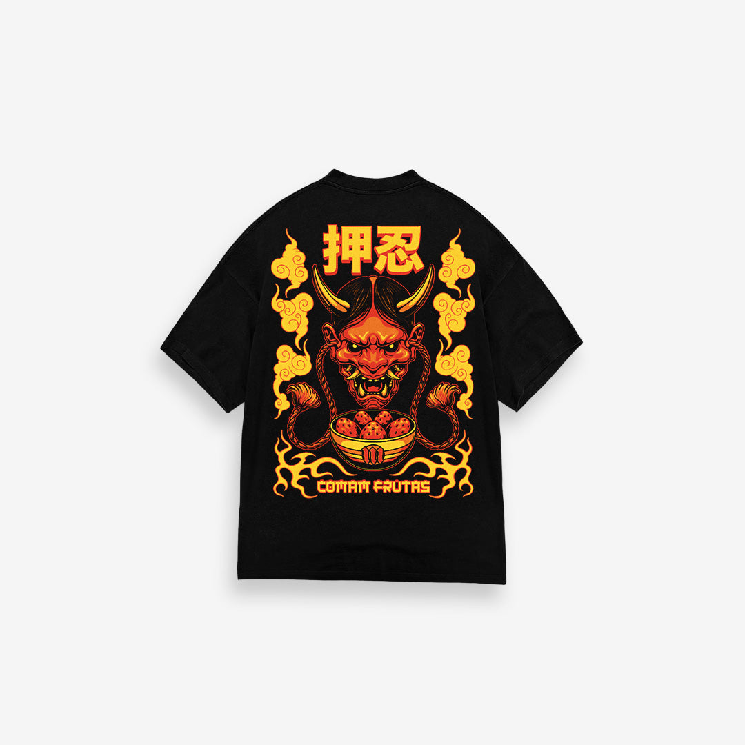 Camiseta <strong>Oversized Treino</strong> Mith Hanya Preto