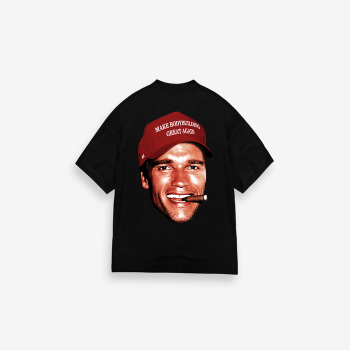 Camiseta Oversized Treino Preta Mith Make Bodybuilding