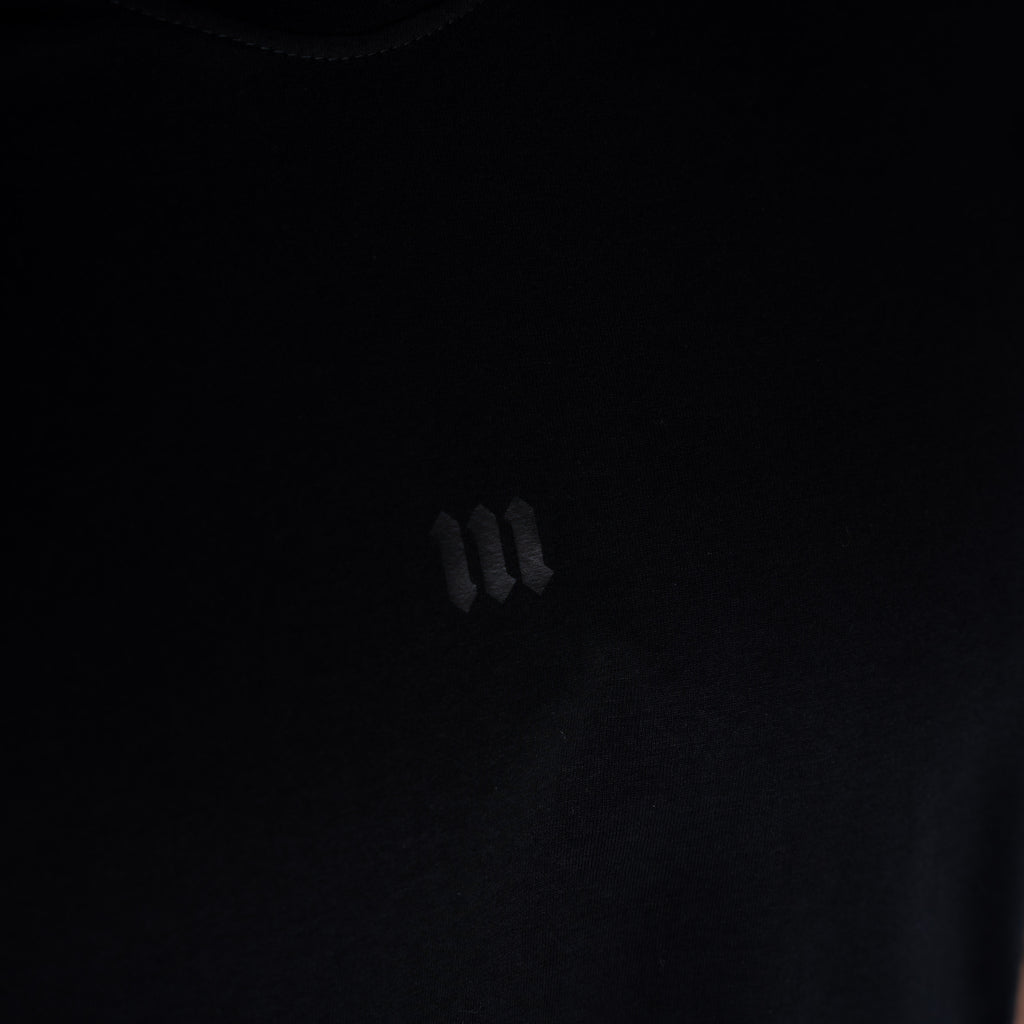 Camiseta Oversized Mith Nation Doodle Preto