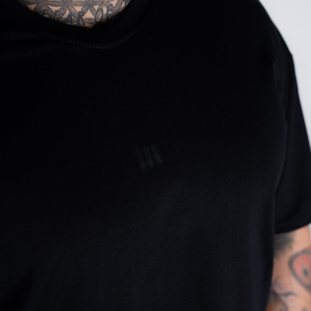 Camiseta Oversized Mith Nation Doodle Preto