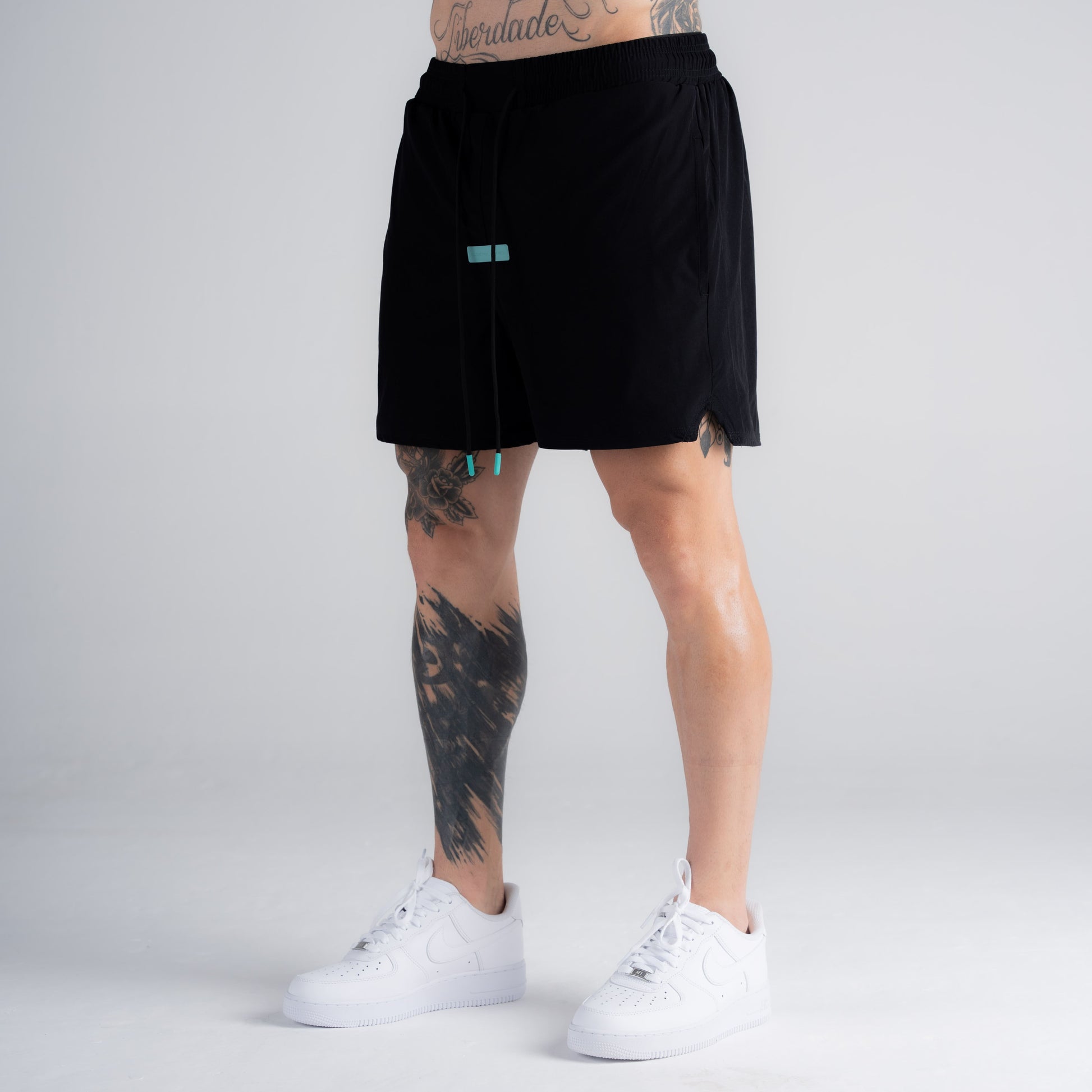 Shorts de Tactel Mith Aesthetics Preto