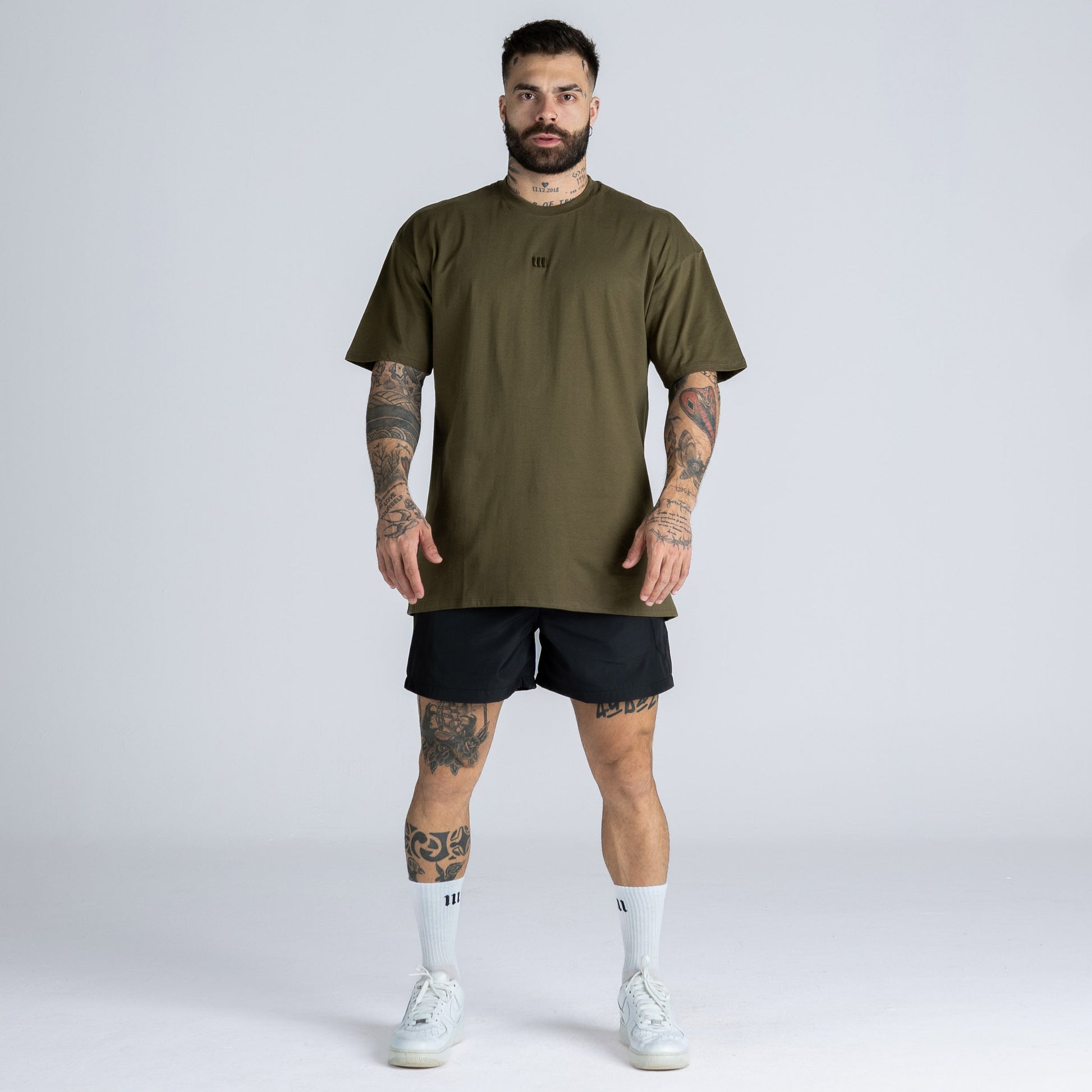 Camiseta Oversized Mith Nation Adornment Verde
