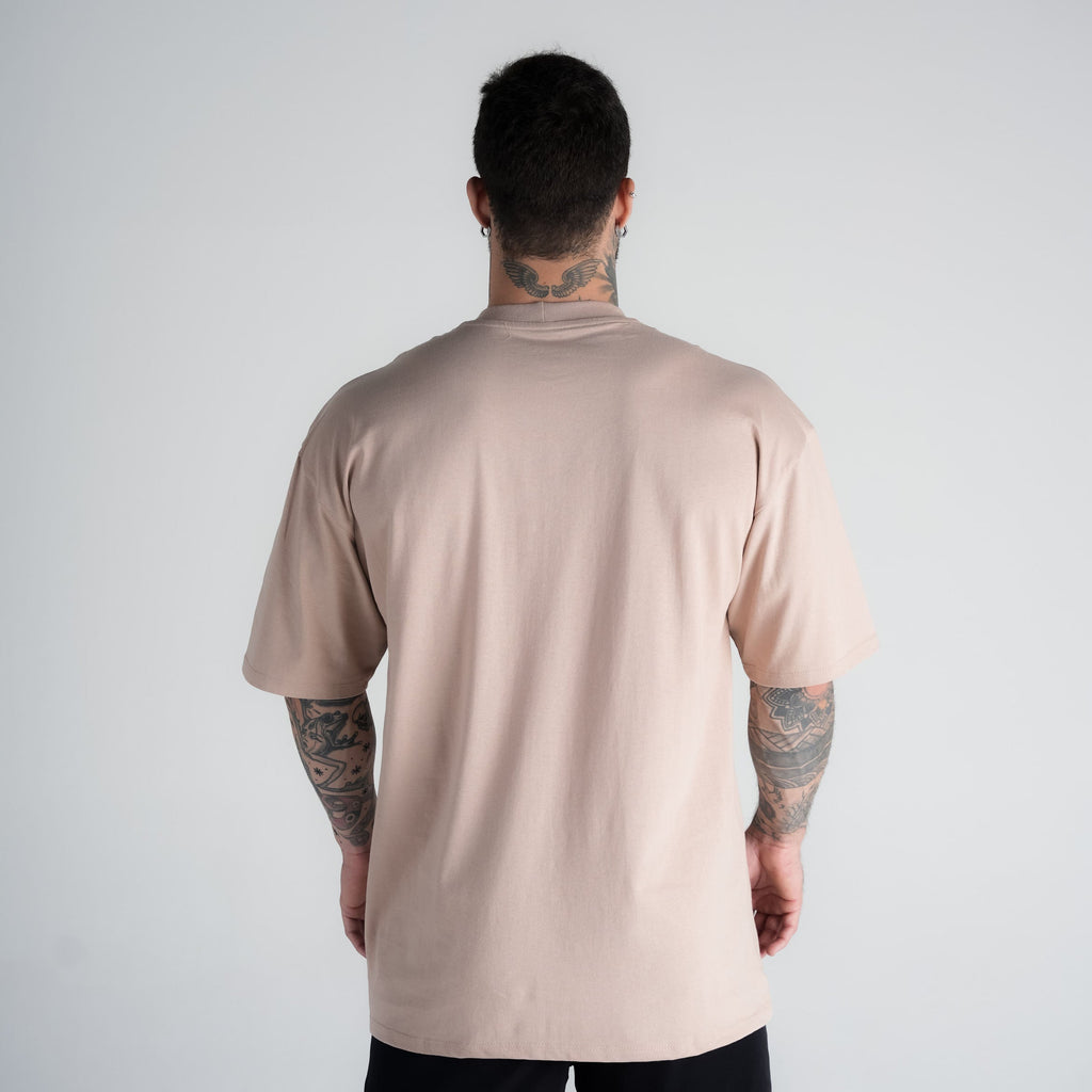 Camiseta Oversized Mark Bege Mith