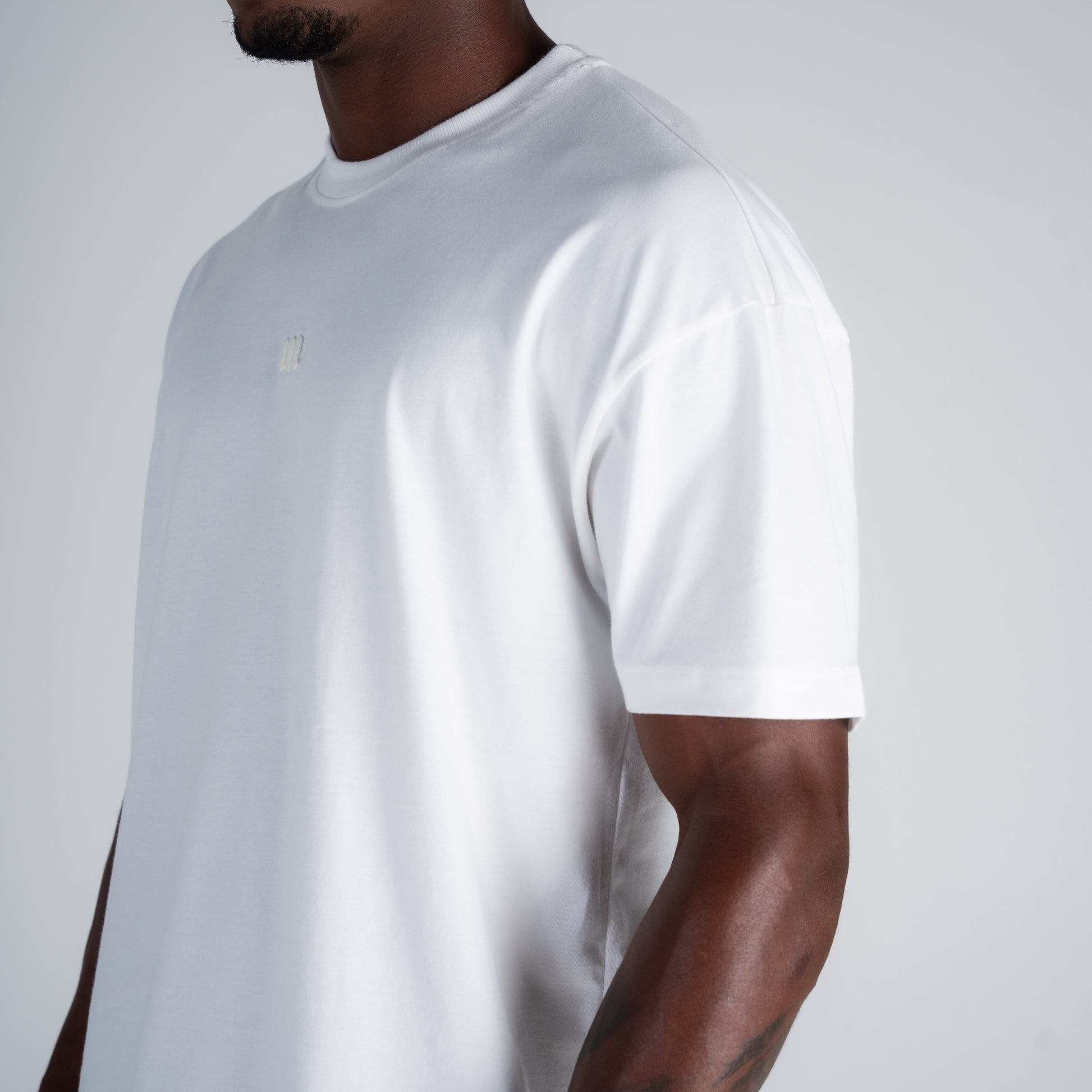 Camiseta Oversized Mith Nation Relief Off White