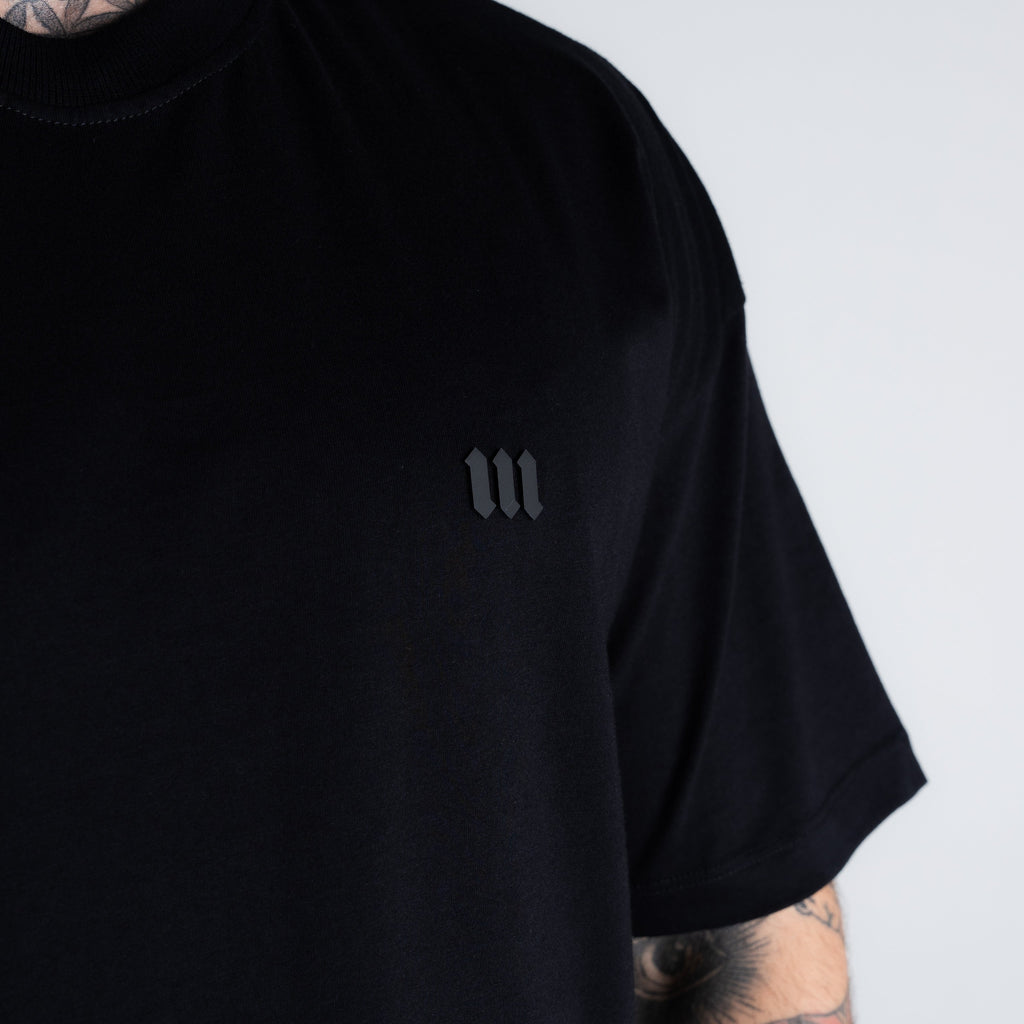 Camiseta Oversized Mith Nation Soft Logo Preto