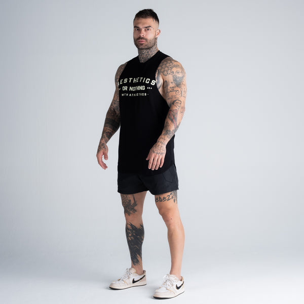 Regata Cut Off Mith Nation Aesthetics or Nothing Preto