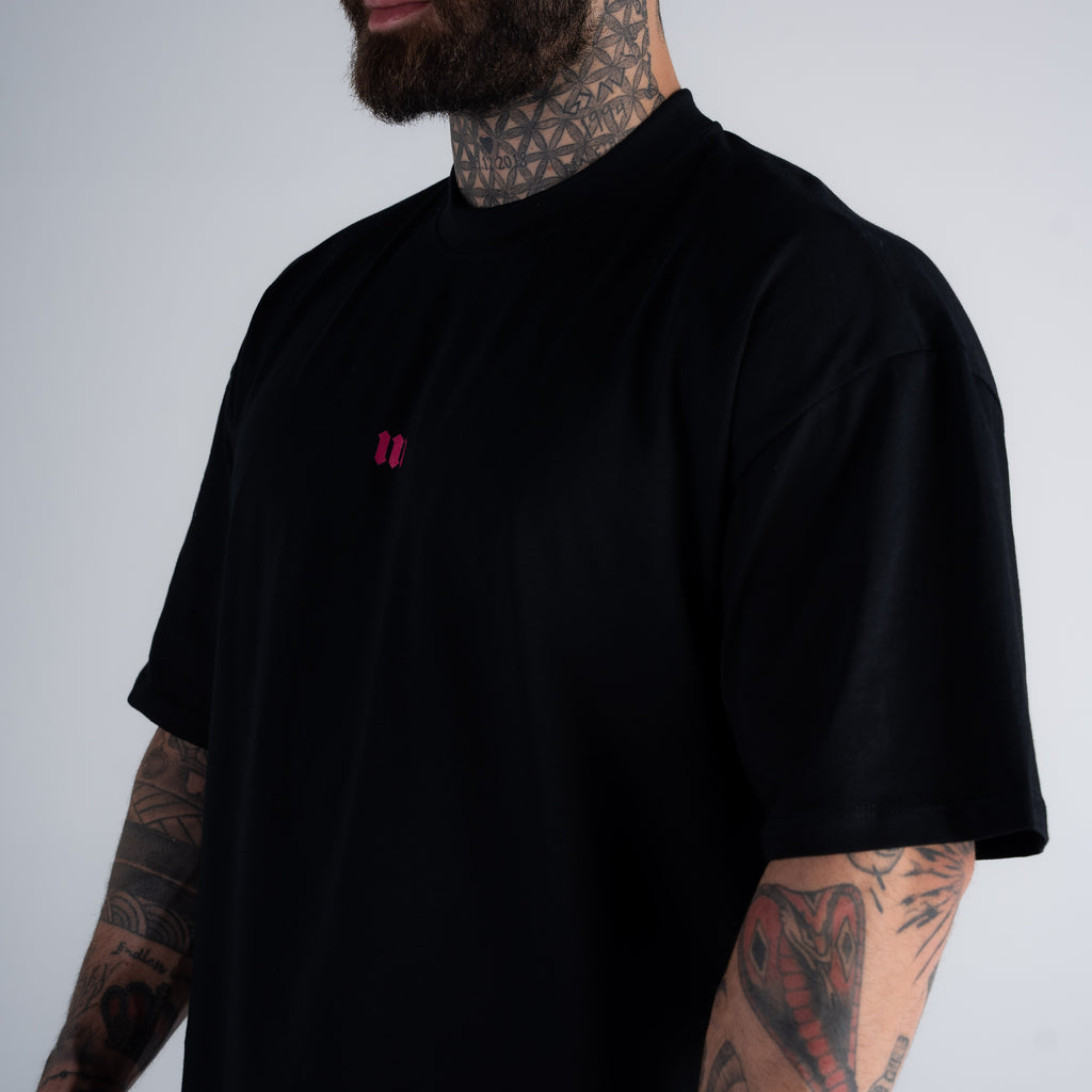 Camiseta Oversized Mith Nation Graphic Preto