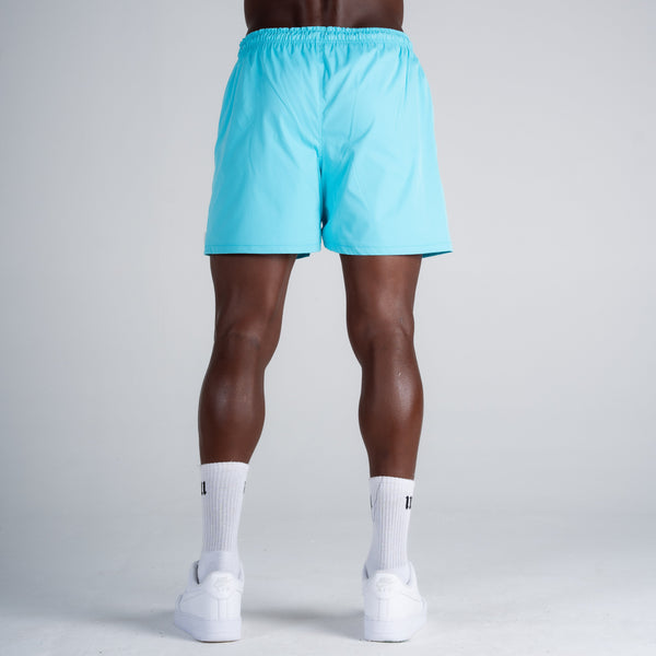 Shorts de Tactel Mith Nation Light Blue
