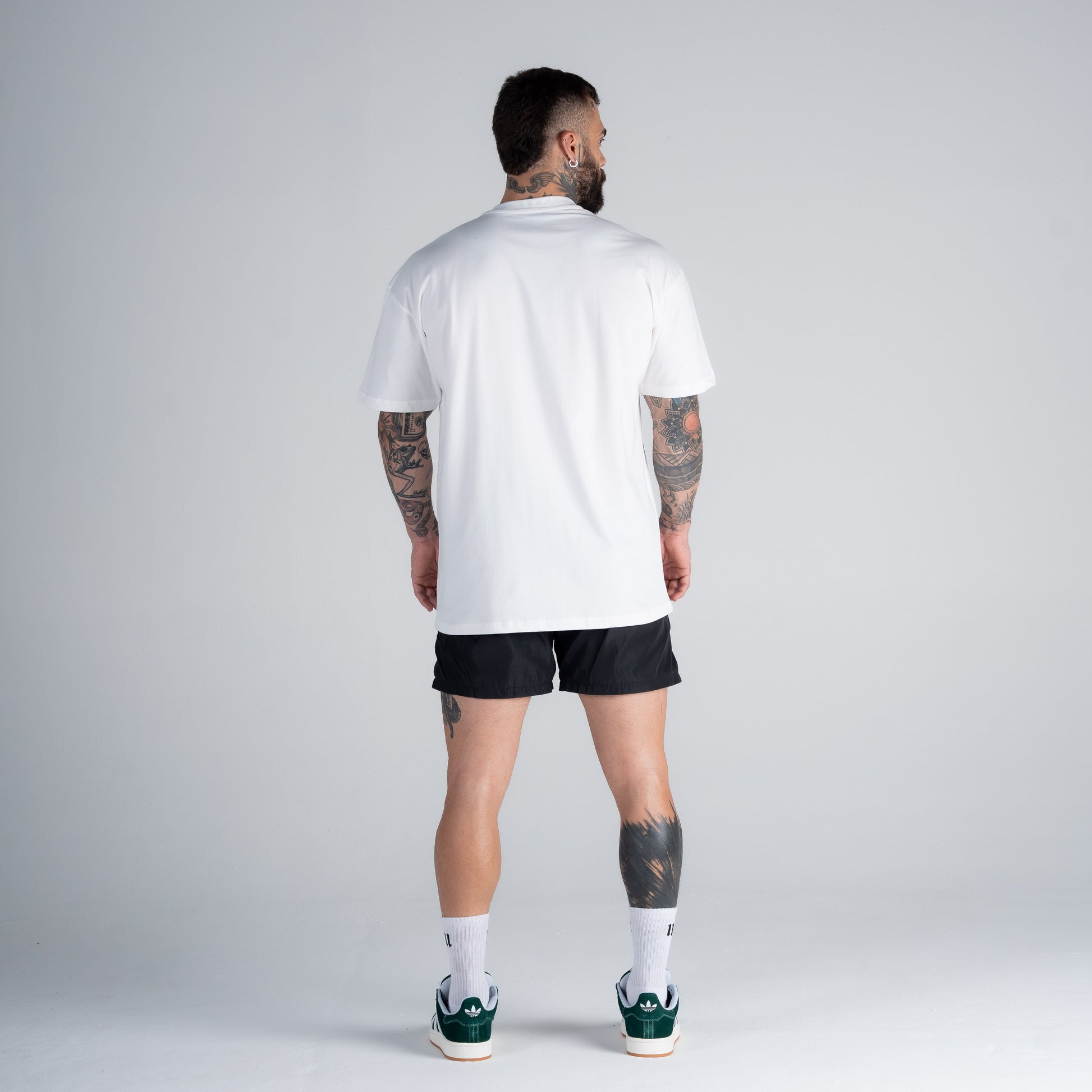 Camiseta Oversized Mith Nation Relief Off White
