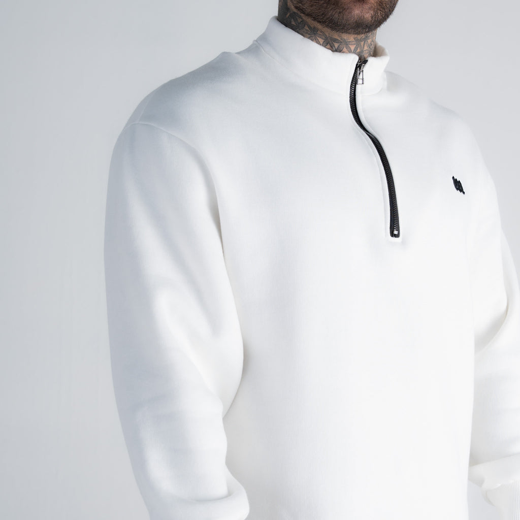 Blusa de Moletom Zíper Mith Nation Off White