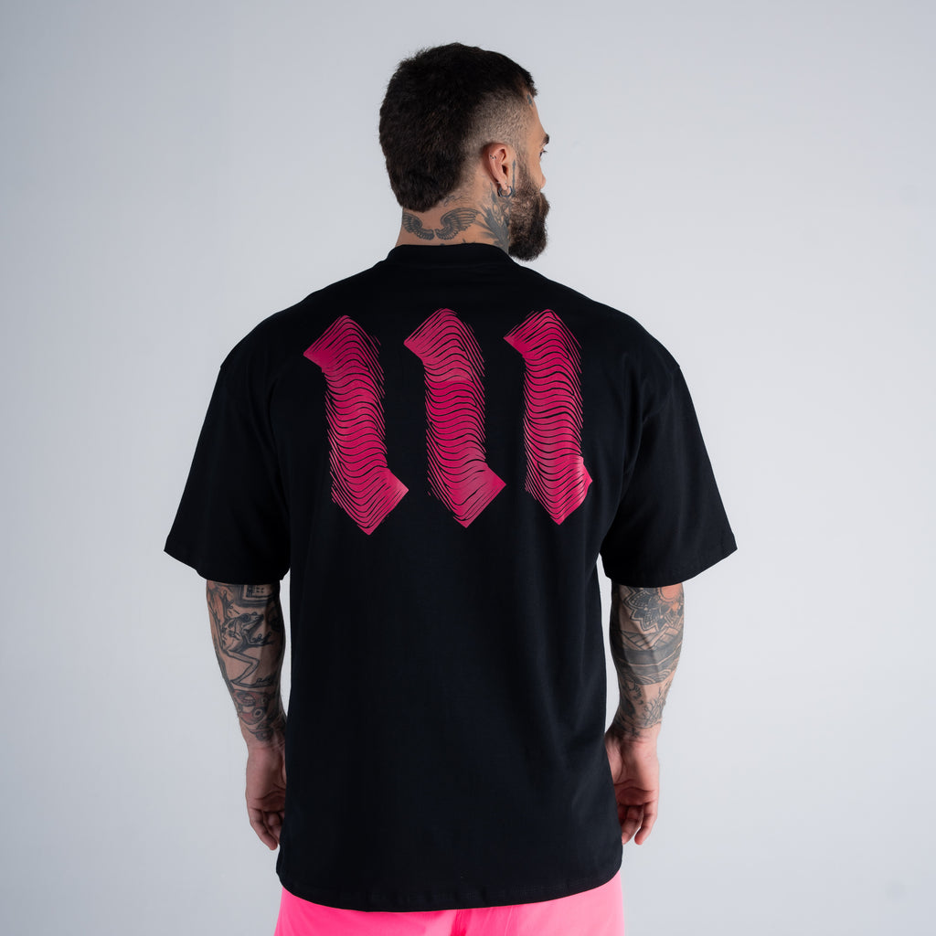 Camiseta Oversized Mith Nation Graphic Preto