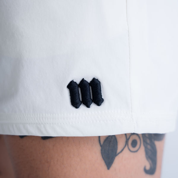 Shorts Curto de Tactel Mith Nation Off White