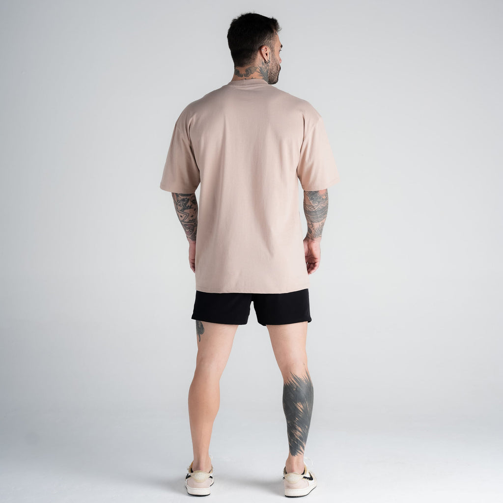 Camiseta Oversized Mark Bege Mith
