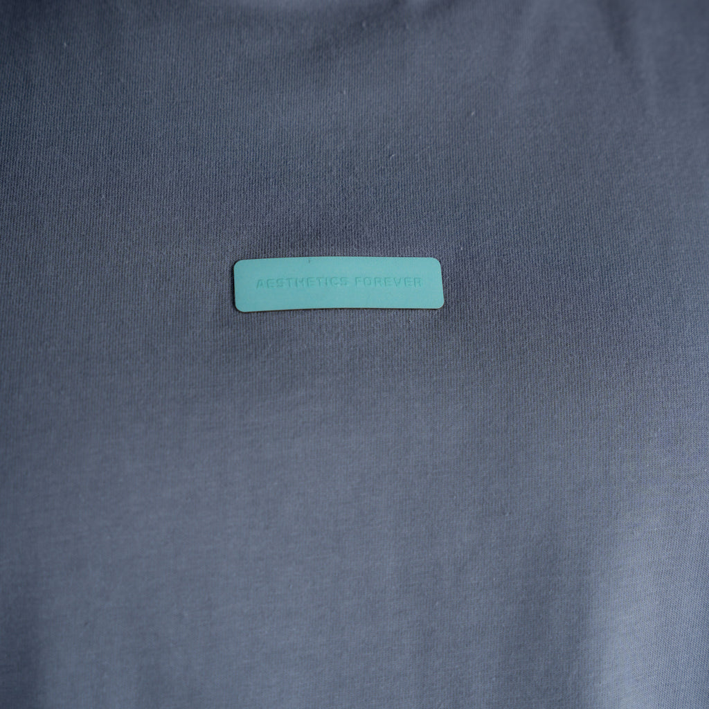 Camiseta Oversized Hazy Mith Aesthetics Cinza