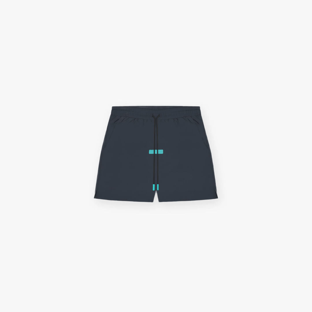 Shorts de Tactel Mith Aesthetics Cinza