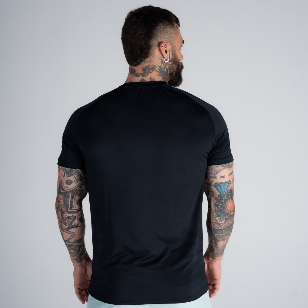 Camiseta Dry Fit Logo Preta