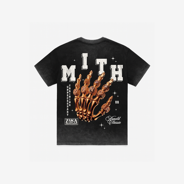 Camiseta Oversized Super Premium Estonada Preta Zanca Golden Boy