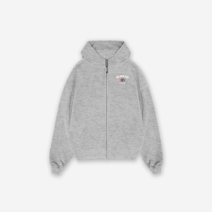 Jaqueta De Moletom Golden Era Classic Cinza Mescla