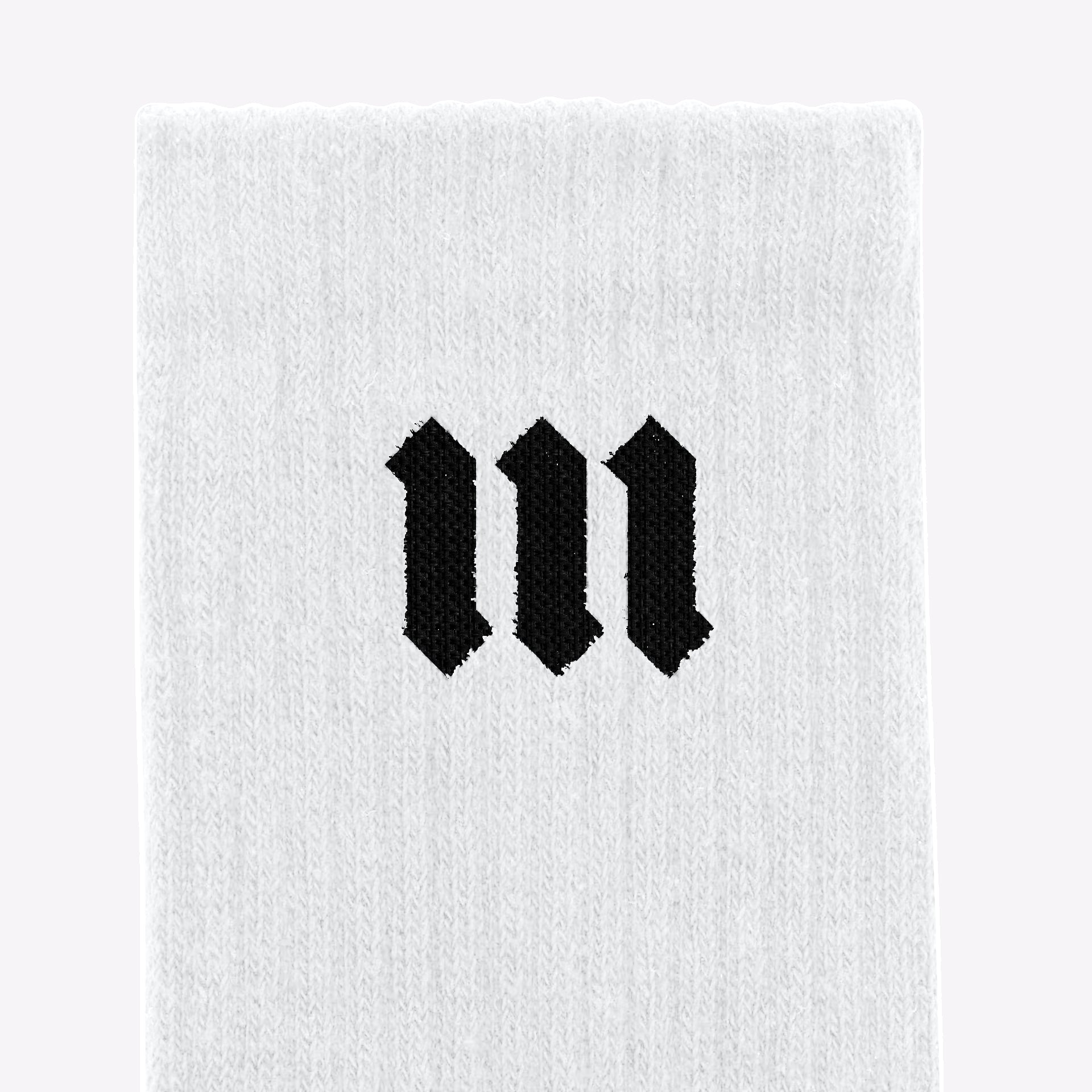 Meia Cano Alto  Mith Nation Branco