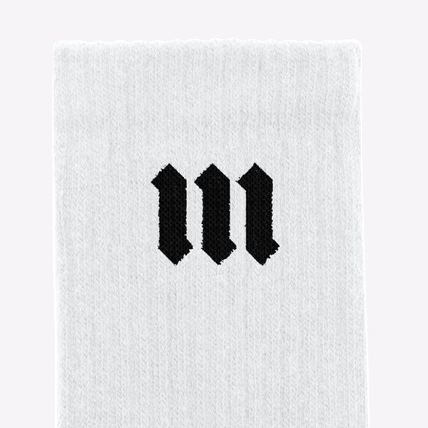 Meia Cano Alto  Mith Nation Branco