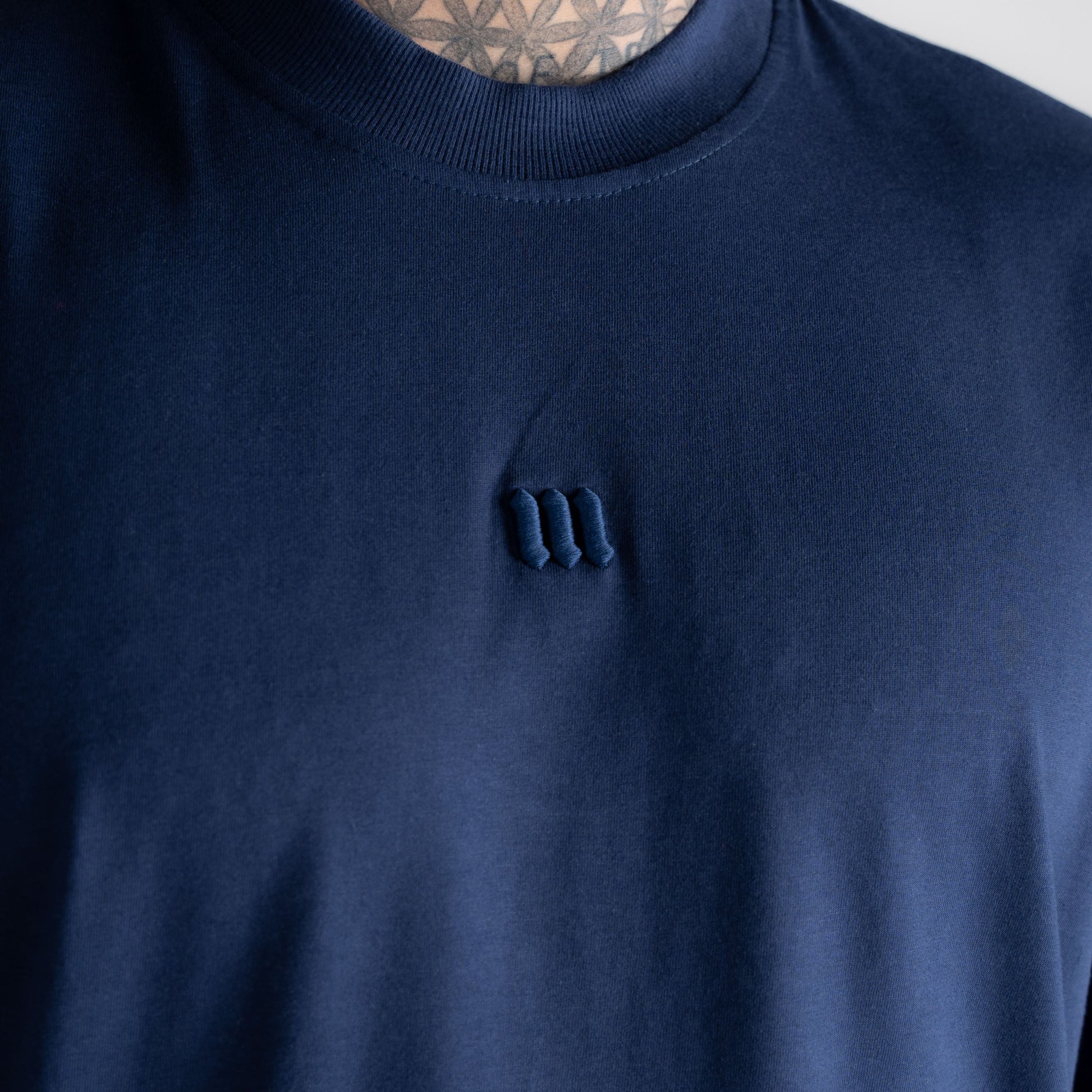 Camiseta Oversized Mith Nation Adornment Marinho