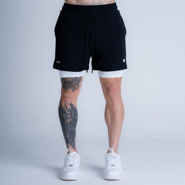 Shorts Tactel com Compressão Mith Nation Preto