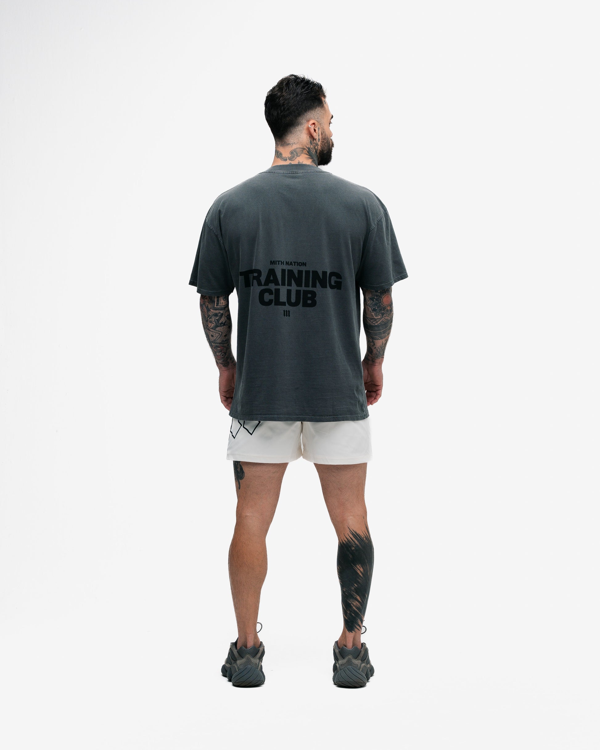 Camiseta Oversized Estonada Mith Nation Preto