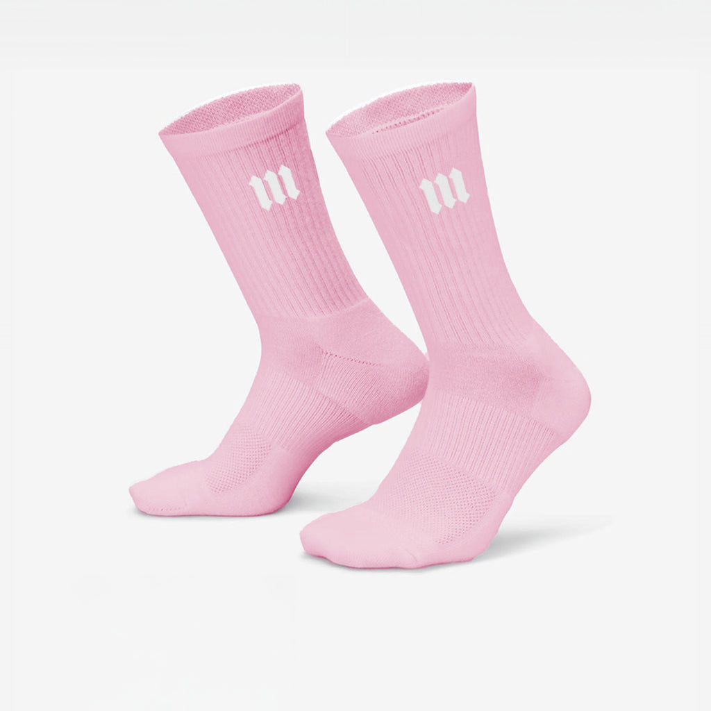 Meia Cano Alto Essential Mith Rosa