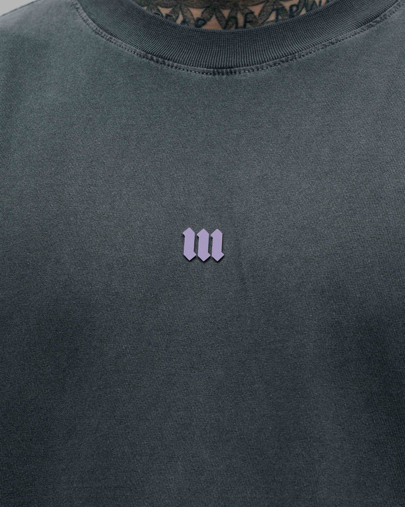 Camiseta Oversized Estonada Mith Nation Chumbo