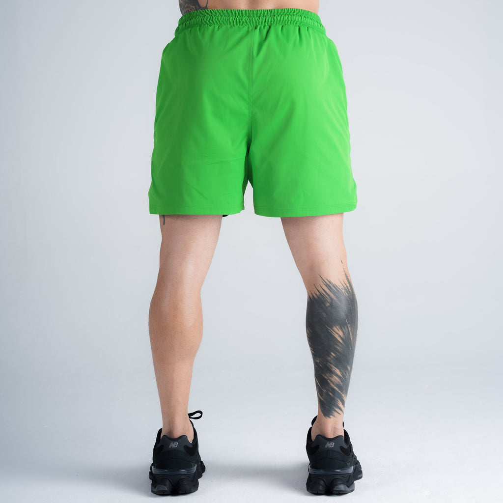Shorts Curto Tactel Comam Frutas Verde