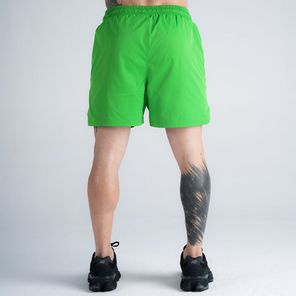 Shorts Curto Tactel Comam Frutas Verde