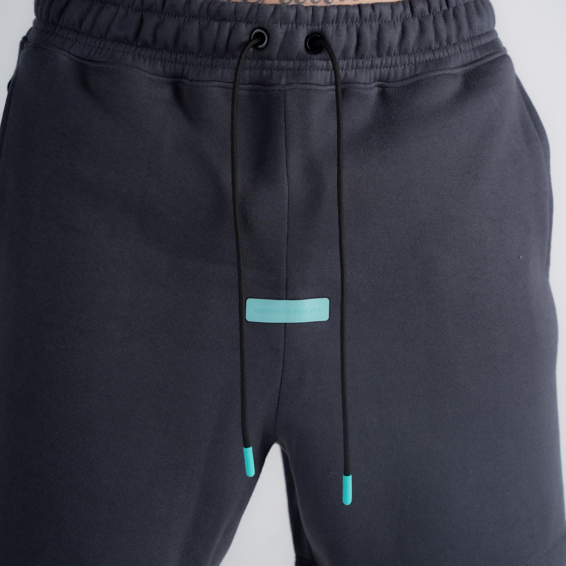 Shorts de Moletom Mith Aesthetics Chumbo