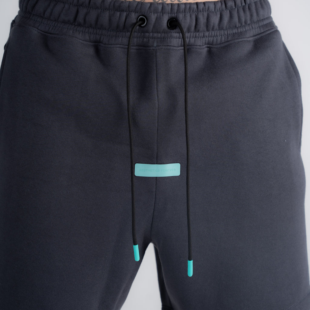 Shorts de Moletom Mith Aesthetics Chumbo