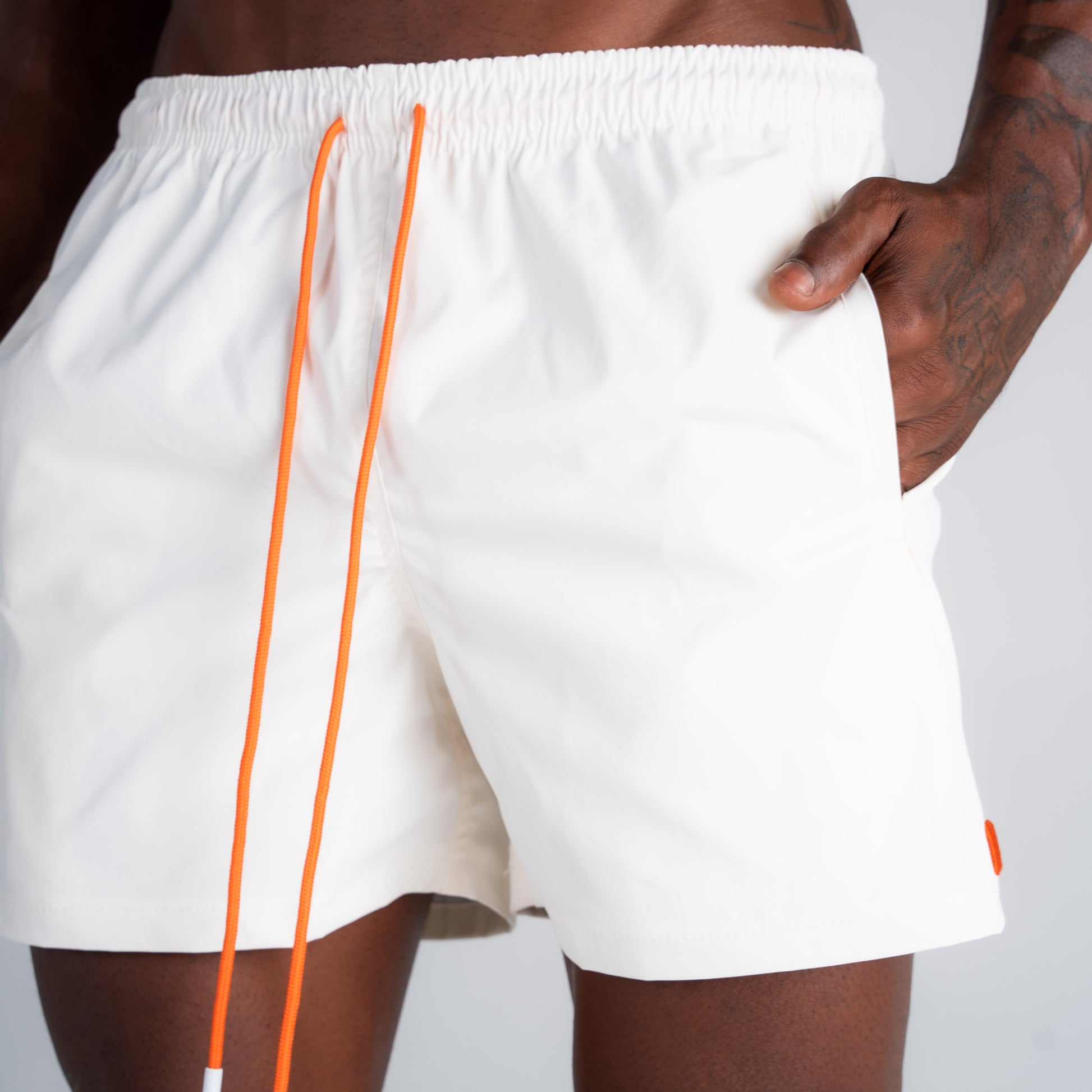 Shorts de Tactel Mith Nation Off White