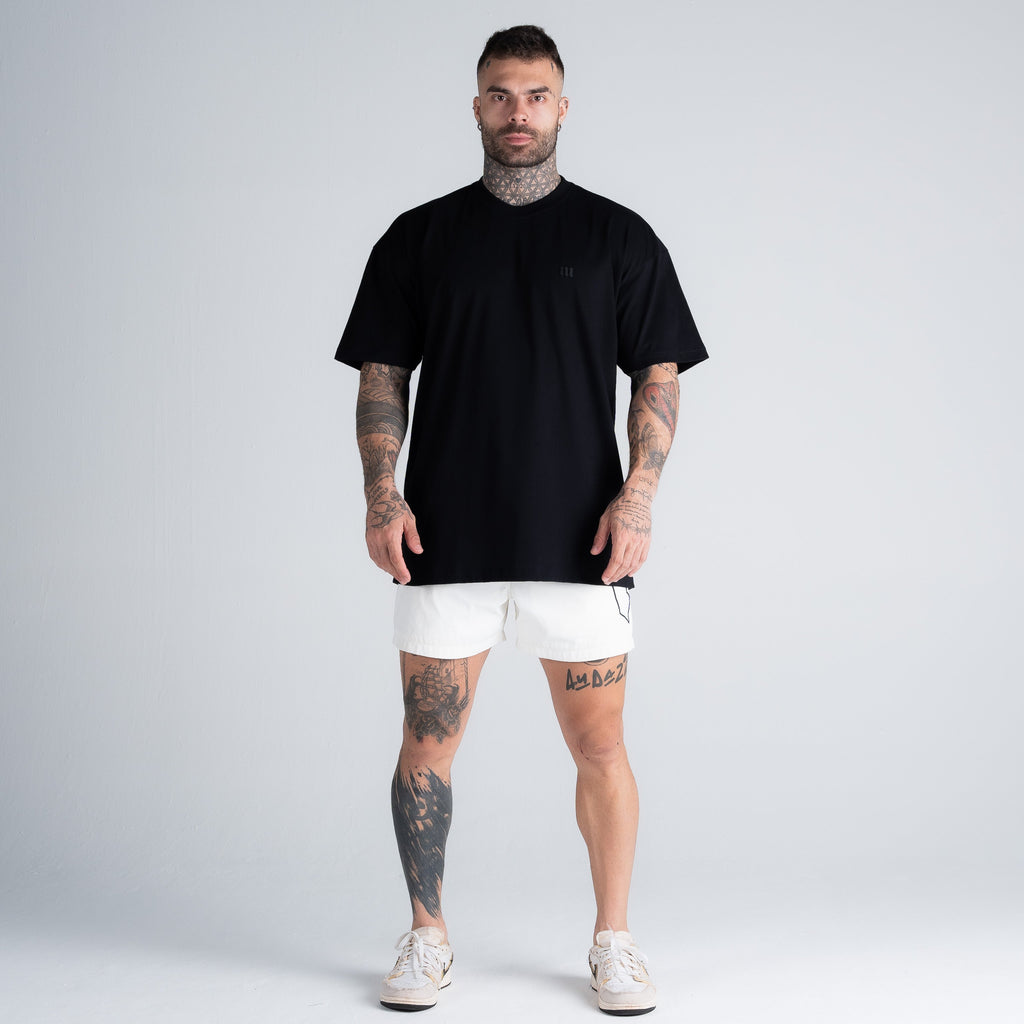 Camiseta Oversized Mith Nation Soft Logo Preto