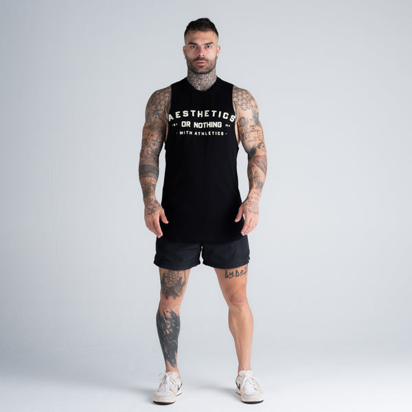 Regata Cut Off Mith Nation Aesthetics or Nothing Preto