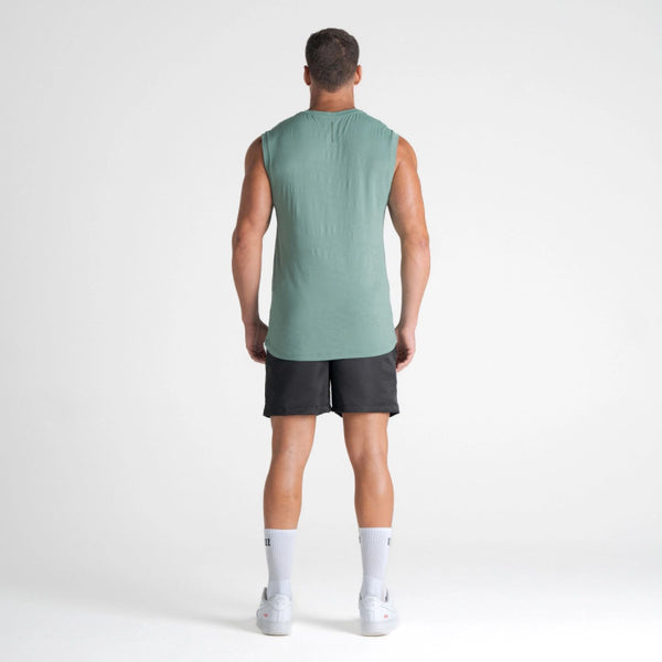 Regata Drop Shoulder Slevelles Jacquard Mith Nation Verde