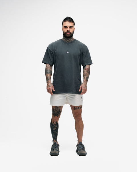 Camiseta Oversized Estonada Mith Nation Chumbo