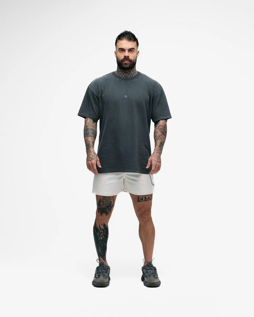 Camiseta Oversized Estonada Mith Nation Chumbo