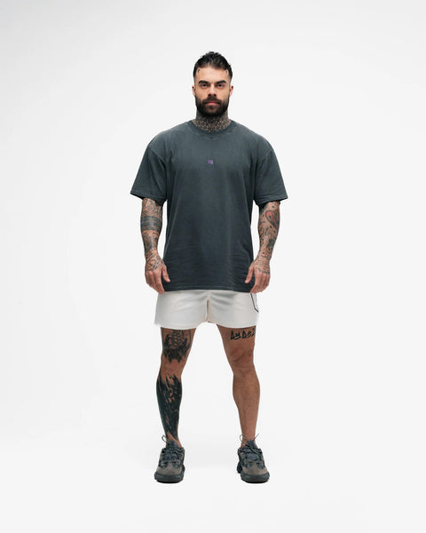 Camiseta Oversized Estonada Mith Nation Chumbo